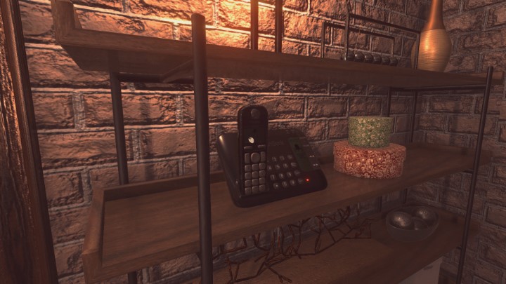 Grę rozpoczynasz w pokoju Jonathana - wyjdź z pomieszczenia i zwiedzaj dom, aż zadzwoni telefon - Dom Jonathana i Amandy - solucja Lust for Darkness - Lust for Darkness - poradnik do gry