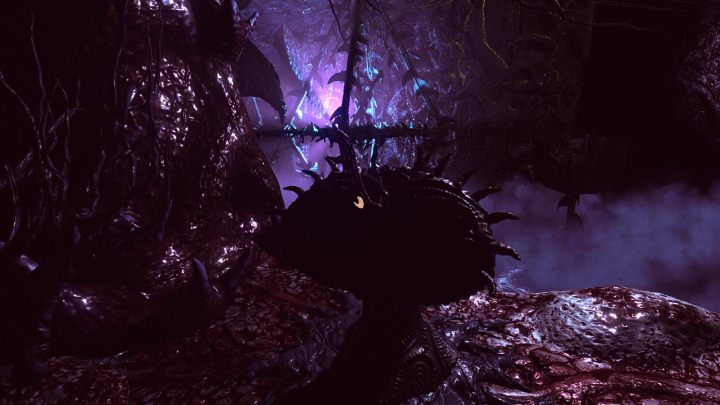 Kieruj się cały czas zgodnie z możliwą ścieżką, aż dotrzesz do przełącznika widocznego na powyższym obrazku - Wymiar Lusstghaa, solucja Lust for Darkness - Lust for Darkness - poradnik do gry