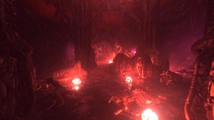 Maskę możesz zdjąć w pomieszczeniu widocznym na powyższym obrazku - Finał gry, solucja Lust for Darkness - Lust for Darkness - poradnik do gry