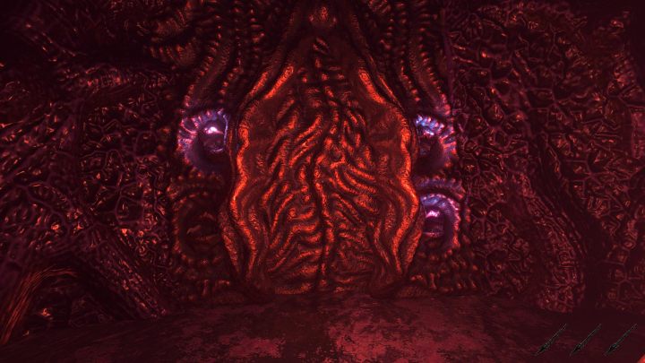 Pierwszy przełącznik znajduje się tuż po wejściu do pomieszczenia, a dwa kolejne w okolicy zablokowane przejścia - Finał gry, solucja Lust for Darkness - Lust for Darkness - poradnik do gry