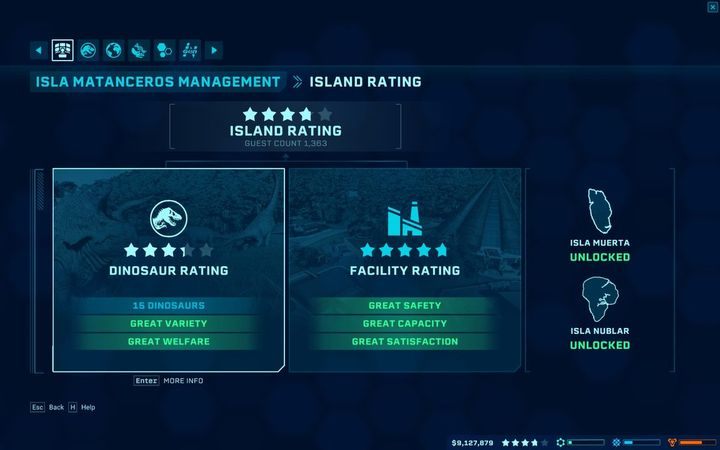 Rating parku to nic innego jak ocena gości odwiedzających Twój park - Jak uzyskać maksymalną ocenę za park w Jurassic World Evolution? - Jurassic World Evolution - poradnik do gry