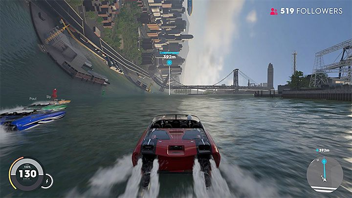 Po uruchomieniu gry The Crew 2 automatycznie załącza się pierwszy odcinek pokazowych zawodów Live Xtrem Series, w trakcie którego w określonym momencie gra automatycznie przeniesie Cię z pojazdu do łodzi i na sam koniec na pokład samolotu - Początek kariery i wzrost popularności | Tryb kariery w The Crew 2 - The Crew 2 - poradnik do gry