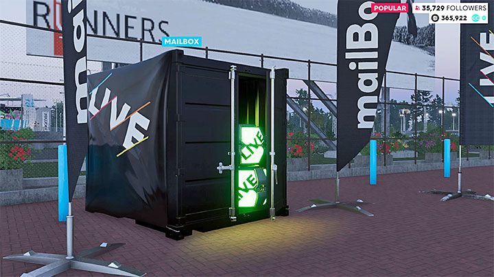 Po dotarciu do centrum dowodzenia zlokalizuj kontener ze skrzynkami z łupem - przykładowy jest na obrazku - Gdzie znaleźć niezabrane części (skrzynka pocztowa) w The Crew 2? - The Crew 2 - poradnik do gry