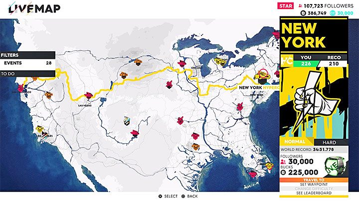 Zawody Nowy Jork - Hypercar odblokowywane są po awansie do statusu Gwiazdy, czyli w momencie uzyskania dostępu do dyscypliny Hypercar (kategoria Street Racing) - Od wybrzeża do wybrzeża (Coast to Coast) - jak wygrać wyścig Nowy Jork Hypercar? - The Crew 2 - poradnik do gry