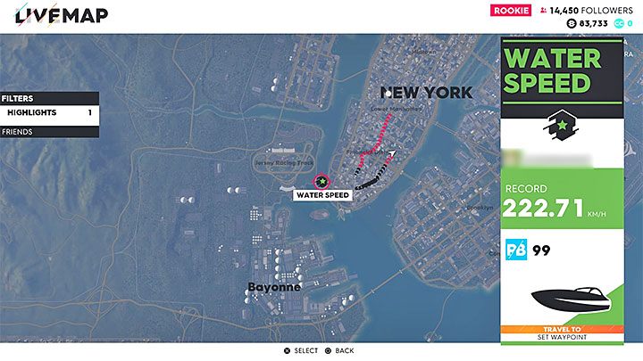 Wyróżniony przez grę rekord znajomego możesz odnaleźć z pomocą wbudowanych filtrów dostępnych podczas przeglądania mapy świata - Muszę cię złamać (I Must Brake You) - jak pobić najlepszy wynik znajomego? - The Crew 2 - poradnik do gry