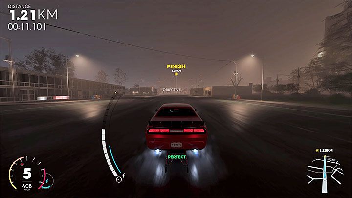 Już po rozpoczęciu właściwego przejazdu bardzo istotne jest zmienianie biegów na wyższe (R1/RB) w odpowiednich momentach (skrzynia zmieni się na manualną nawet jeśli używasz automatycznej w innych dyscyplinach - Sterowanie i jego ustawienia w The Crew 2 - The Crew 2 - poradnik do gry