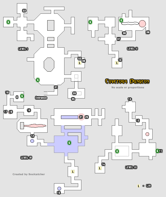 W Covetous mamy odzyskać Glyph of Sacrifice - Dungeon Covetous - Ultima IX: Ascension - poradnik do gry