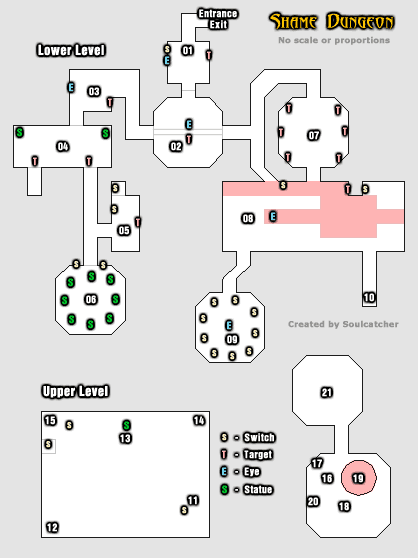 Zanim wejdziemy do Shame musimy porozmawiać z duchem Sir Dupre przy Shrine of Honor, jego pomoc będzie nam potrzebna aby wypełnić wszystkie zadania w labiryncie - Dungeon Shame - Ultima IX: Ascension - poradnik do gry