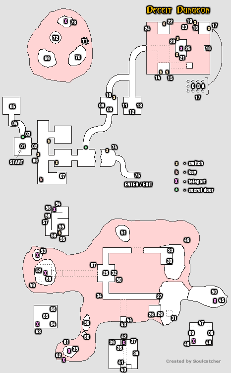 W labiryncie tym pojawiamy się po zasadzce jaką zastawił na nas Blackthorn w domu Samhayne po wizycie w New Magincia - Dungeon Deceit - Ultima IX: Ascension - poradnik do gry