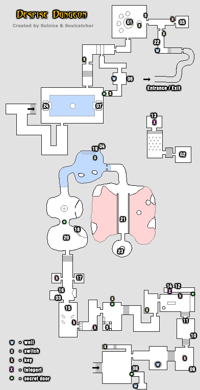 Podstawowym zadaniem w tym labiryncie jest odzyskanie Glyph of Compassion, celami drugoplanowymi jest pozyskanie Kirian Shield, dwóch Bags na inventory (:) bardzo się później przydają ), Wyrmguard Chest i Arms oraz wyrwanie Iola spod władzy uroku Blackthorna - Dungeon Despise - Ultima IX: Ascension - poradnik do gry