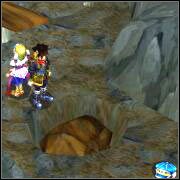 Idź na dół do miejsca, z którego został zepchnięty głaz - Inor Mountains | ROZDZIAŁ 1 | Grandia II - Grandia II - poradnik do gry