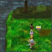 Podążaj nowo odkrytą ścieżką (lub przy rzece - nie ma to większego znaczenia) - Raul Hills | ROZDZIAŁ 2 | Grandia II - Grandia II - poradnik do gry