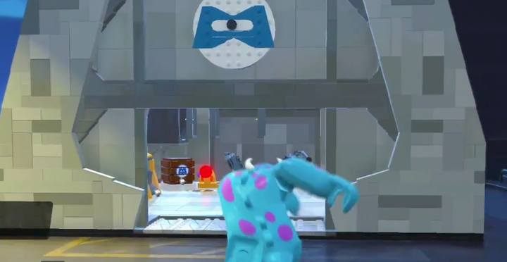 Konstrukcja w zachodniej części Nadbrzeża - Czerwone klocki (Superkonstrukcje) w LEGO Iniemamocni - LEGO Iniemamocni - poradnik do gry