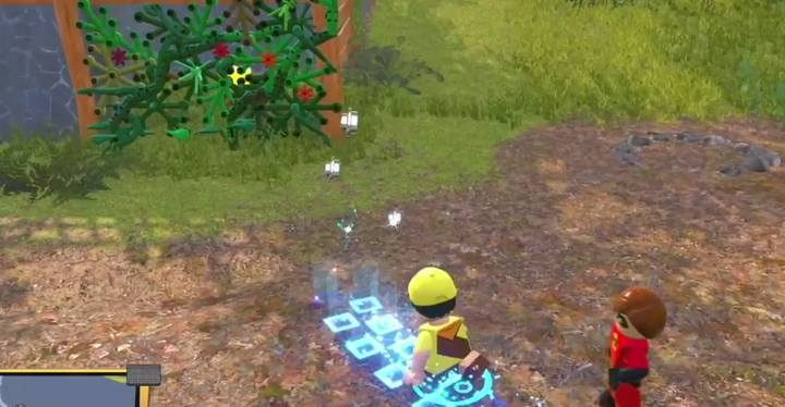 Podążanie za tropem pozwoli ci dostać się do złotego klocka i jest to jedyna metoda - Zewnętrzny Municiberg | Wyzwania, sekrety i złote klocki w grze LEGO Iniemamocni - LEGO Iniemamocni - poradnik do gry