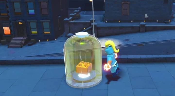 Klocek na dachu ukryty pod kopułą - Dzielnica dla Bogaczy | Wyzwania, sekrety i złote klocki w grze LEGO Iniemamocni - LEGO Iniemamocni - poradnik do gry