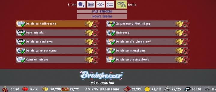 Zestawienie postępów możesz podejrzeć otwierając Menu i przechodząc na ostatnią widoczną zakładkę - Jak ukończyć grę LEGO Iniemamocni w 100%? - LEGO Iniemamocni - poradnik do gry