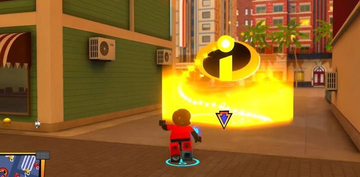 Znacznik rozpoczęcia zadania fabularnego - Poziom 2 - Szaleństwo na torach | Opis przejścia LEGO Iniemamocni - LEGO Iniemamocni - poradnik do gry