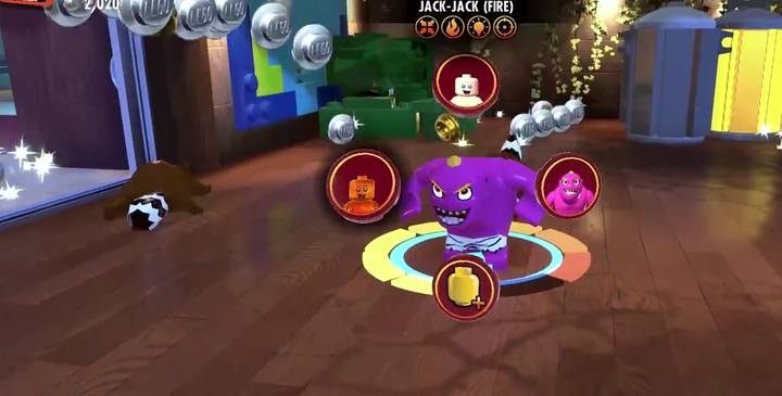 Jack-Jack może przechodzić transformację, by zyskać nowe umiejętności i lepszą skutecznośc w walce - Poziom 3 - Objawienia | Opis przejścia LEGO Iniemamocni - LEGO Iniemamocni - poradnik do gry