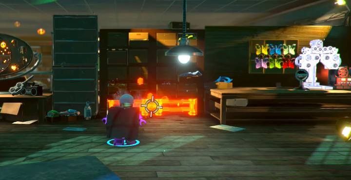 Zniszcz płotek, by przedostać się do mini-labiryntu - Poziom 4 - Kryjówka Zniewalacza Ekranów | Opis przejścia LEGO Iniemamocni - LEGO Iniemamocni - poradnik do gry