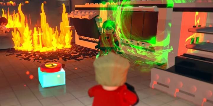 Pierwszy super klocek - Poziom 6 - Zatarg ze Zniewalaczem | Opis przejścia LEGO Iniemamocni - LEGO Iniemamocni - poradnik do gry