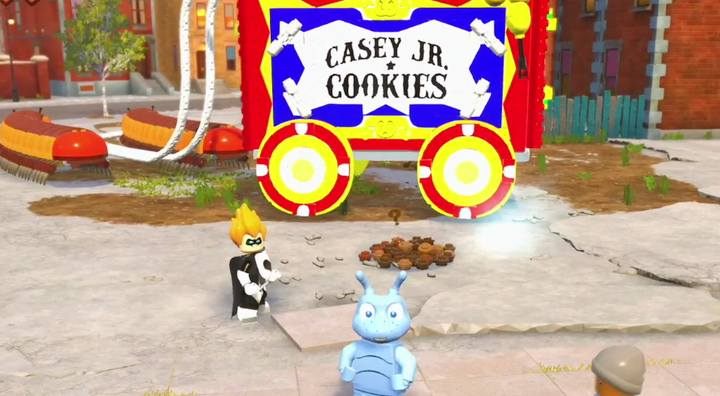 Wybuduj konstrukcję w Dzielnicy dla bogaczy i zbierz czerwony klocek, a sekrety nie będą dla ciebie żadnym utrapieniem - Jak szybko zebrać sekrety i ukończyć wyzwania w grze LEGO Iniemamocni? - LEGO Iniemamocni - poradnik do gry