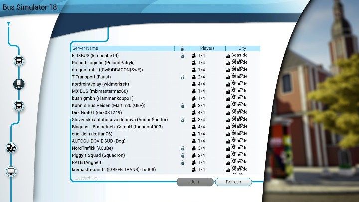 Aby wejść na czyjś serwer musisz zaraz po wejściu do gry uruchomić sekcję online - Serwery w Bus Simulator 18 - jak postawić, jak dołączyć? - Bus Simulator 18 - poradnik do gry