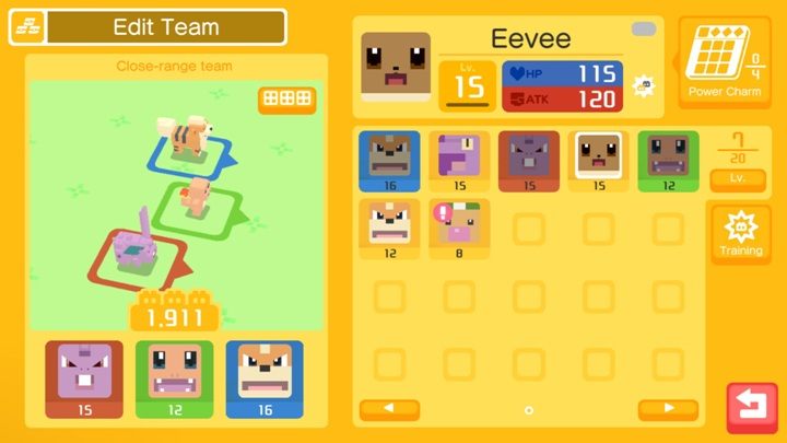 Ewolucja Eevee odbywa się na 36 poziomie tego pokemona - Jak ewoluuje Eevee w Pokemon Quest? - Pokemon Quest - poradnik do gry