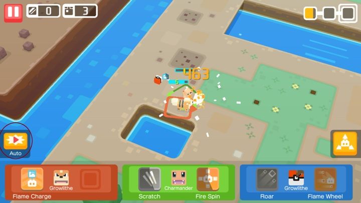 W Pokemon Quest istnieje możliwość automatycznej walki - Jak walczyć w Pokemon Quest? - Pokemon Quest - poradnik do gry