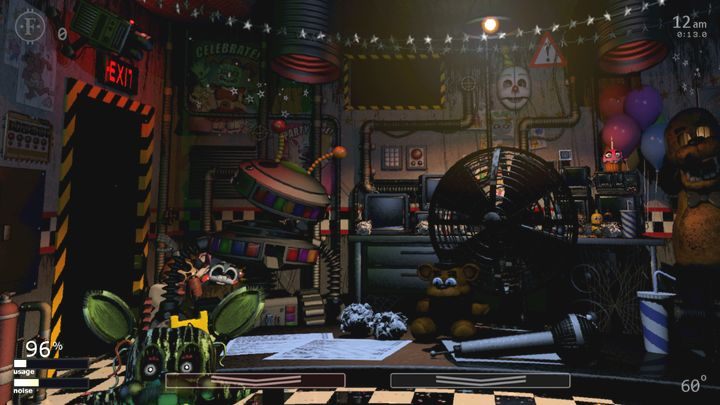 Phantom Mangle podczas ataku. - Hałas i Globalna Pozytywka w Ultimate Custom Night - Ultimate Custom Night - poradnik do gry