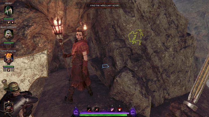 Ze skał trafisz na półkę skalną - tuż po prawej stronie znajdziesz wnękę, a w niej drugi grymuar - Grymuary w akcie I gry Warhammer Vermintide 2 - Warhammer Vermintide 2 - poradnik do gry