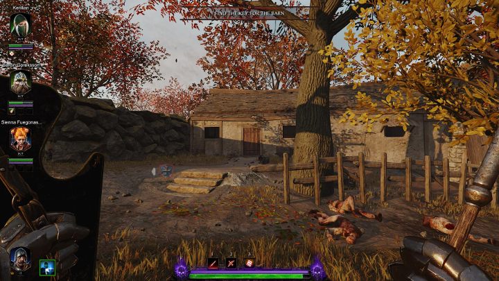 Pierwszy grymuar w misji Pod prąd odnajdziesz w domu widocznym na obrazku - Grymuary w akcie III gry Warhammer Vermintide 2 - Warhammer Vermintide 2 - poradnik do gry