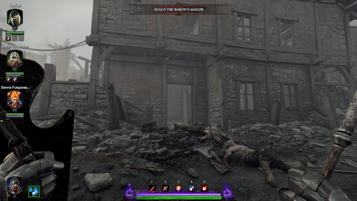 Wejdź do pierwszego budynku - Grymuary w akcie III gry Warhammer Vermintide 2 - Warhammer Vermintide 2 - poradnik do gry