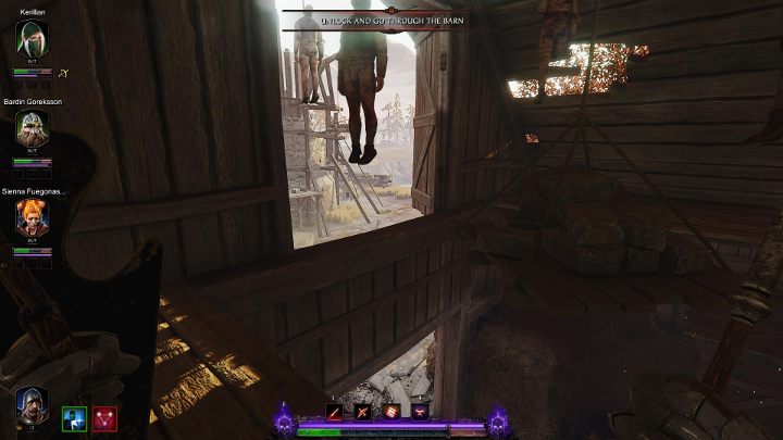 Skocz na belkę nad wejściem - Tomy w akcie III gry Warhammer Vermintide 2 - Warhammer Vermintide 2 - poradnik do gry