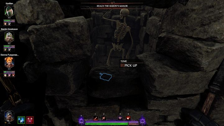 Po prawej stronie, w niewielkiej wnęce odnajdziesz drugi tom - Tomy w akcie III gry Warhammer Vermintide 2 - Warhammer Vermintide 2 - poradnik do gry