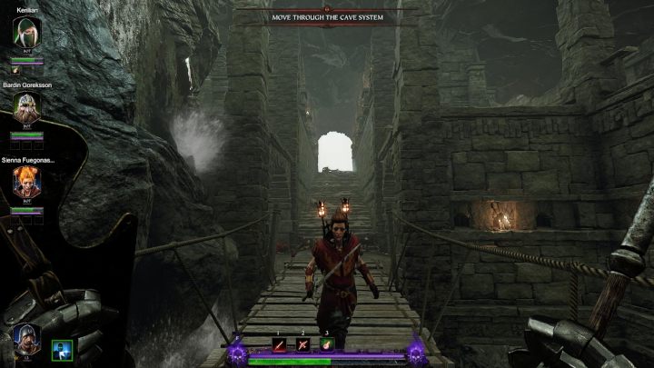 Pierwszy tom w misji Ropiejąca Ziemia odnajdziesz w lokacji Frezniks Footbridge - idź na schody, ale nie opuszczaj lokacji - Tomy w akcie III gry Warhammer Vermintide 2 - Warhammer Vermintide 2 - poradnik do gry