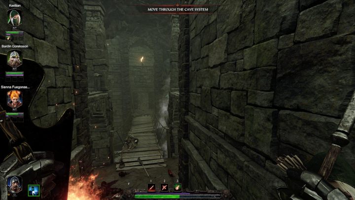 Spójrz na ścianę po prawej stronie i wejdź na wystający kawałek muru - Tomy w akcie III gry Warhammer Vermintide 2 - Warhammer Vermintide 2 - poradnik do gry