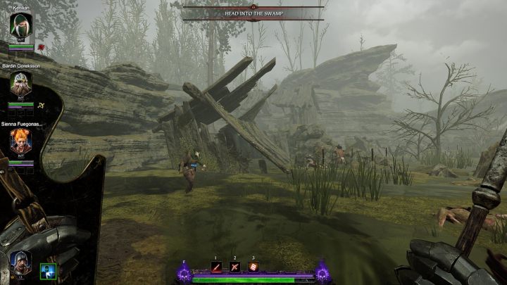 Drugi tom odnajdziesz przy wyjściu z lokacji Froschdorf, a dokładnie w ruinach widocznych na obrazku - Tomy w akcie III gry Warhammer Vermintide 2 - Warhammer Vermintide 2 - poradnik do gry