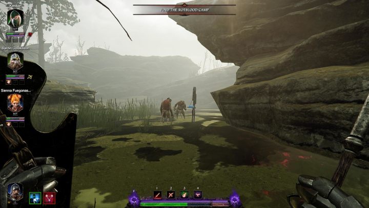 Tom jest przyczepiony do tablicy widocznej na obrazku - Tomy w akcie III gry Warhammer Vermintide 2 - Warhammer Vermintide 2 - poradnik do gry