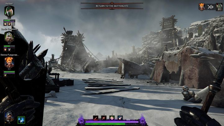 Ostatni tom znajduje się w lokacji Rotblood War Camp - po walce z pierwszym bossem trafisz do miejsca widocznego na obrazku - Tomy w akcie III gry Warhammer Vermintide 2 - Warhammer Vermintide 2 - poradnik do gry