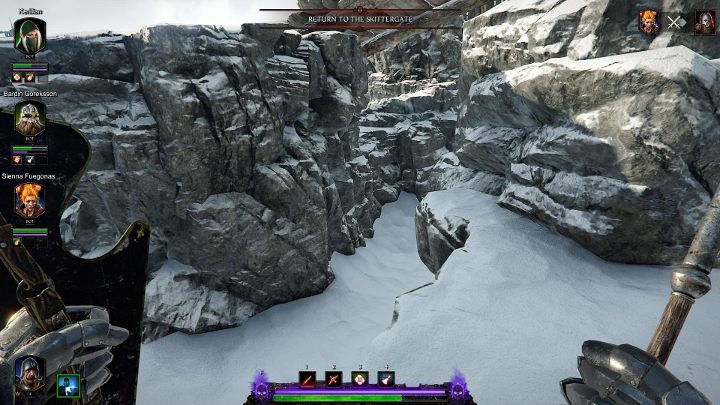 Następnie zeskocz z urwiska i skieruj się w prawo - Tomy w akcie III gry Warhammer Vermintide 2 - Warhammer Vermintide 2 - poradnik do gry