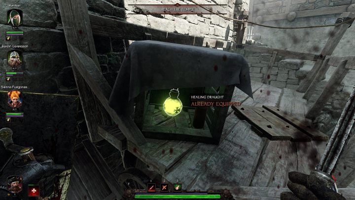 Niezależnie od wybranej postaci, możesz ją uleczyć przy pomocy dwóch przedmiotów - przyborów medycznych oraz mikstur leczniczych - Walka w Warhammer Vermintide 2 - Warhammer Vermintide 2 - poradnik do gry