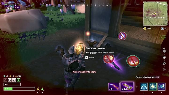 Z ciał pokonanych wrogów zbierzesz trofeum kurczaka. - Początek meczu Realm Royale - jak zacząć grę? - Realm Royale - poradnik do gry