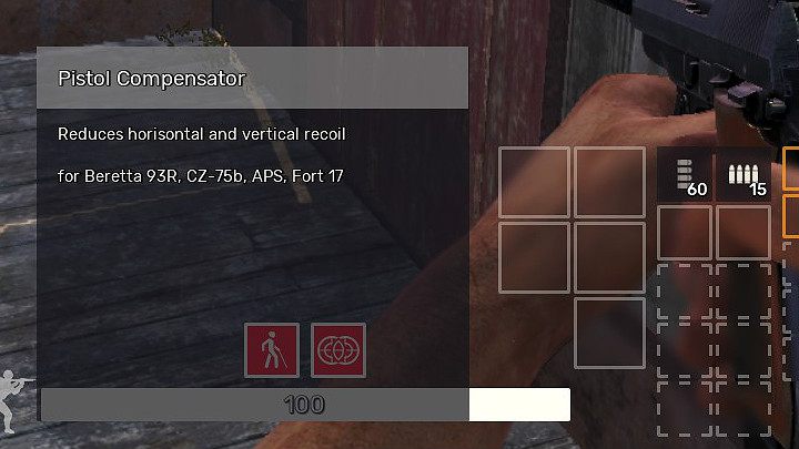 Hamulec wylotowy to urządzenie wylotowe zmniejszające odrzut broni palnej - Gadżety w Fear the Wolves - Fear the Wolves - poradnik do gry