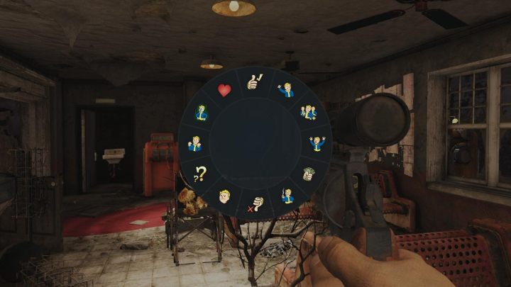 Gesty pozwalają wyrazić kilka podstawowych emocji. - Jak działa multiplayer w Fallout 76? - Fallout 76 - poradnik do gry