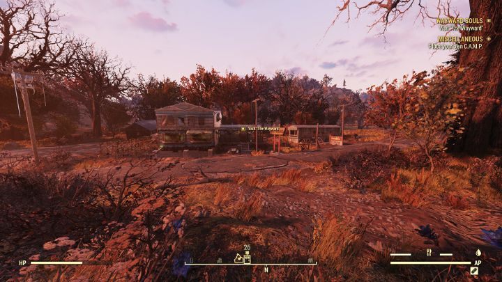 Drugim krokiem jest udanie się do lokacji Wayward. - Fallout 76 Wastelanders: Zbłąkane dusze (Wayward Souls) solucja, opis przejścia - Fallout 76 - poradnik do gry