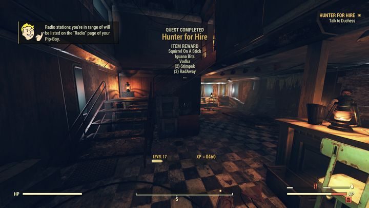 Na koniec wróć do Duchess. - Fallout 76 Wastelanders: Łowca do wynajęcia (Hunter for Hire) solucja - Fallout 76 - poradnik do gry