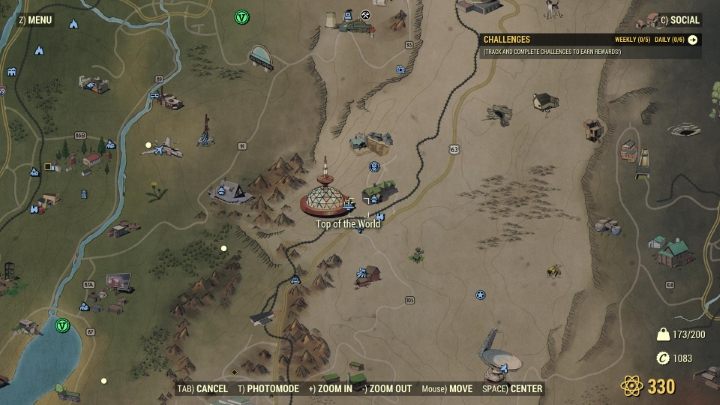 Udaj się do lokacji Szczyt Świata. - Fallout 76 Wastelanders: Nietypowi sojusznicy (Strange Bedfellows) solucja - Fallout 76 - poradnik do gry