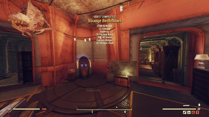 Na końcu misji odwiedzisz siedzibę frakcji Bandytów. - Fallout 76 Wastelanders: Nietypowi sojusznicy (Strange Bedfellows) solucja - Fallout 76 - poradnik do gry