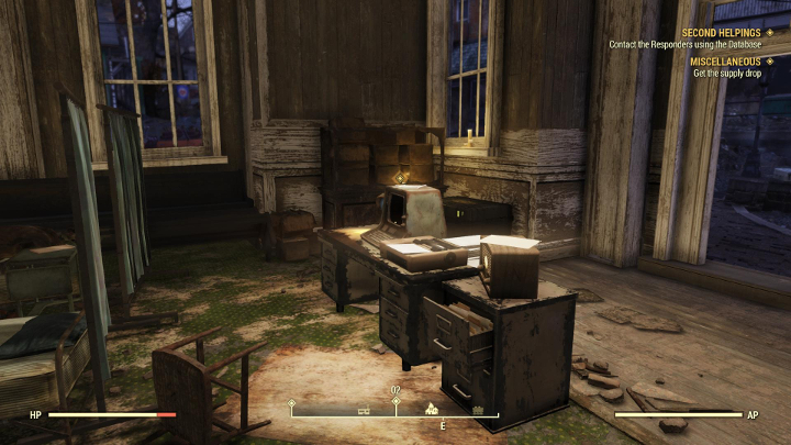 Na końcu zadania musisz spróbować uzyskać kontakt z ratownikami. - Dokładka - Solucja do Fallout 76 - Fallout 76 - poradnik do gry