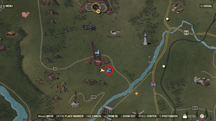 Farma Wixonów znajduje się tuż obok Tartaku Gilman. - Dobra broń na start w Fallout 76 - Fallout 76 - poradnik do gry